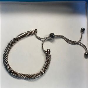 Sterling silver mesh bracelet